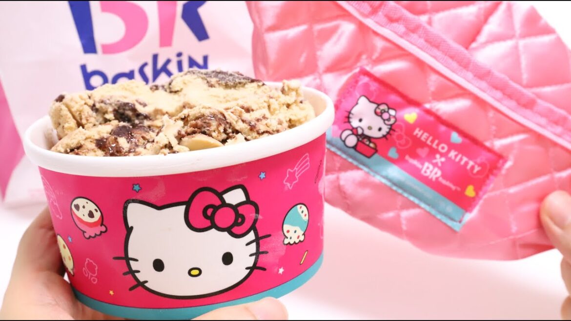 🍧Baskin Robbins Collaborate with Hello Kitty! 🍧Baskin Robbins Collaborate with Hello Kitty!