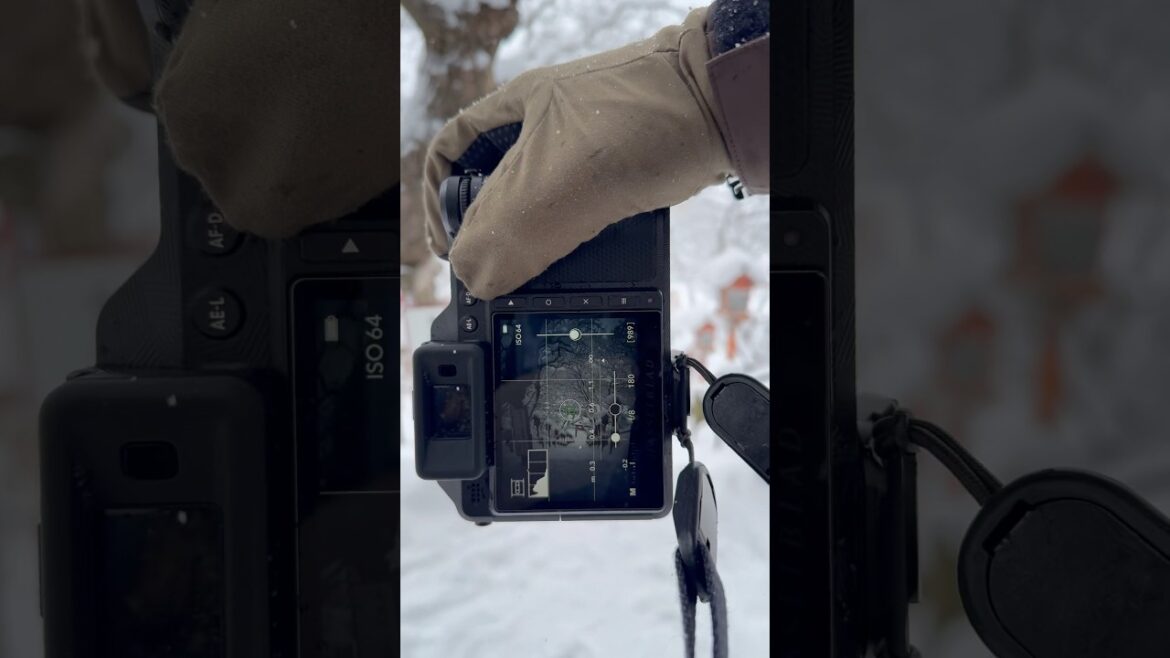 Photographing #Japan Shrine Completely Covered with Heavy Snow. #Hasselblad #Aomori #winter