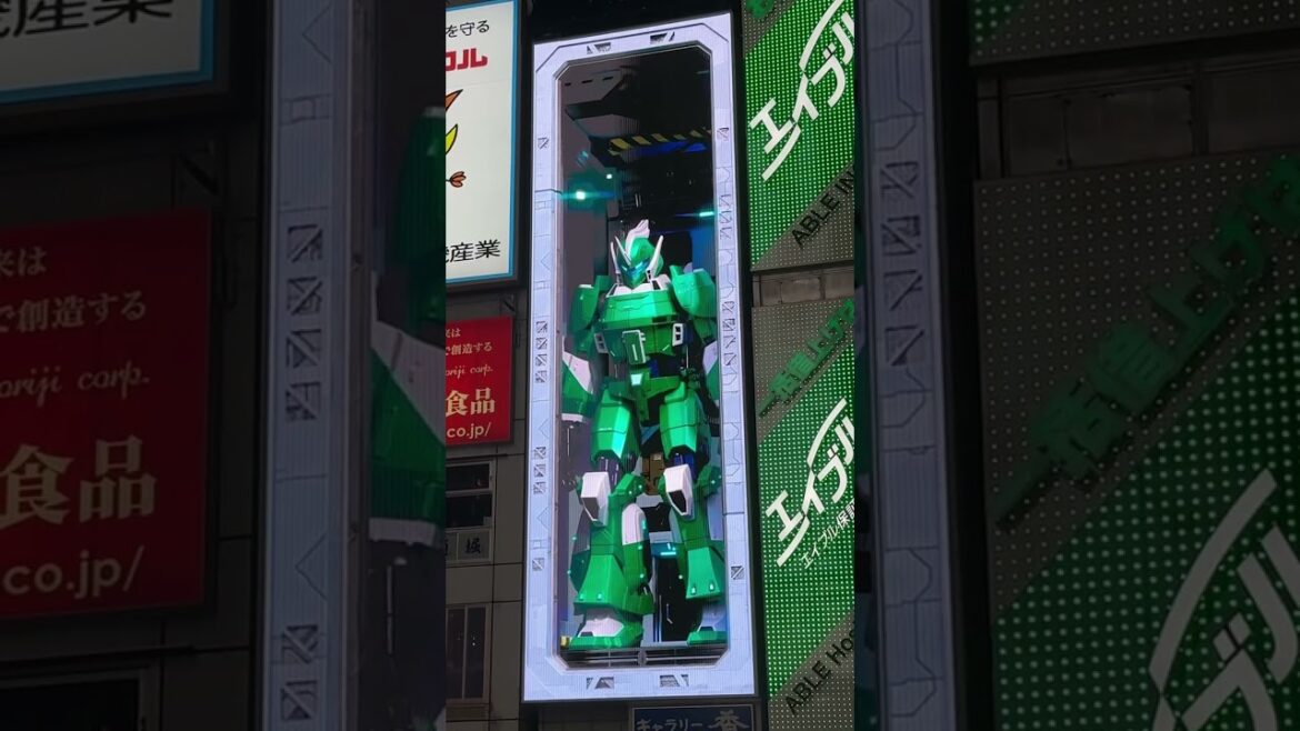 Dotonbori Robot 3D Ad #transformers #robot #osaka