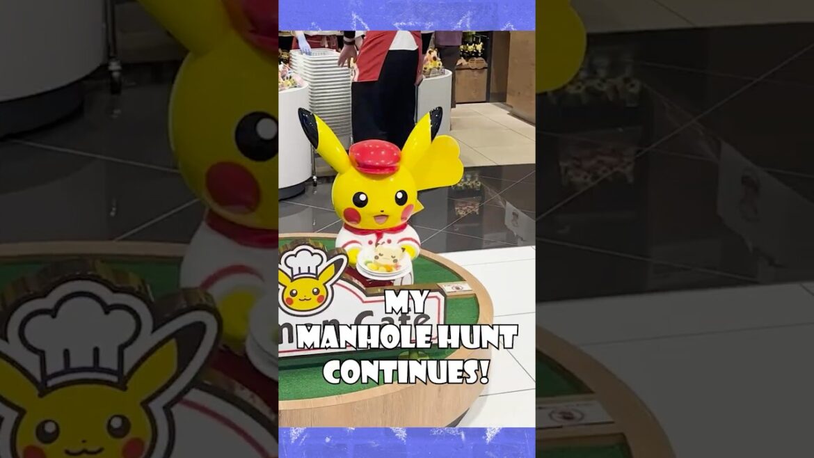 Is this the BEST place for Pokélids?  #pokemon #pokemonmanholes #japan #japantravel #Kobe #pokélids