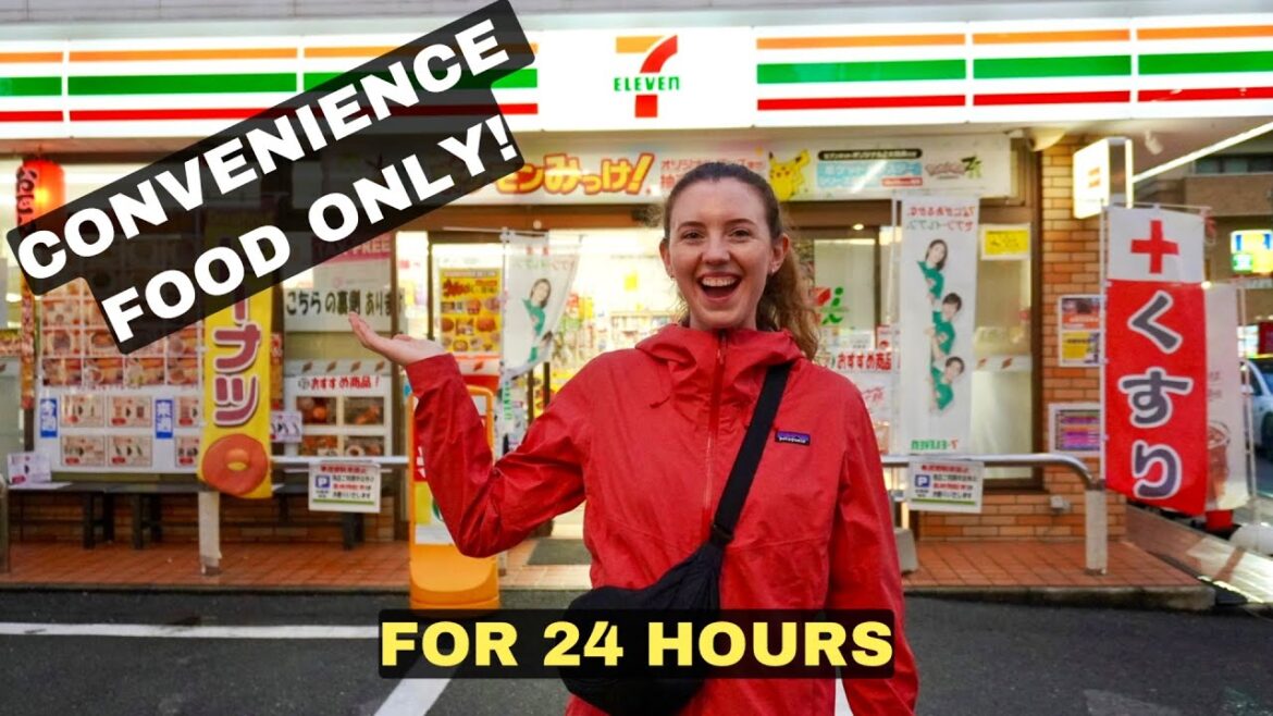 Eating ONLY at Japanese CONVENIENCE STORES for 24 hours! Eating ONLY at Japanese CONVENIENCE STORES for 24 hours!