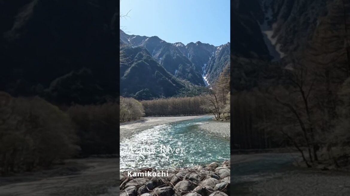 Discover Kamikochi③ Azusa River  in Nagano! #shorts #japantravel #anotherworld #kamikochi #travel