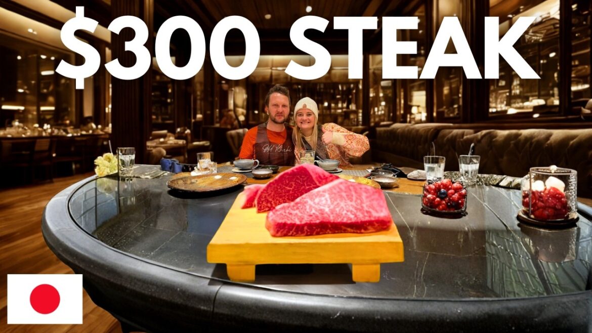 Trying the MOST EXPENSIVE STEAK in the WORLD | A5 WAGYU in Kobe Japan 🥩