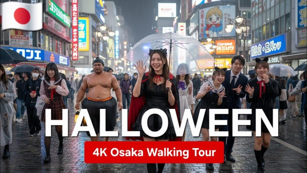 π Halloween in Osaka 2025 | Crazy Costumes & Neon Lights in Dotonbori | 4K HDR Walking Tour π Halloween in Osaka 2025 | Crazy Costumes & Neon Lights in Dotonbori | 4K HDR Walking Tour