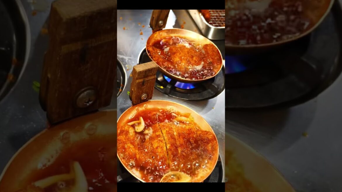 Katsudon Master Cooking 4 Bowls at Once! | Japan Street Food