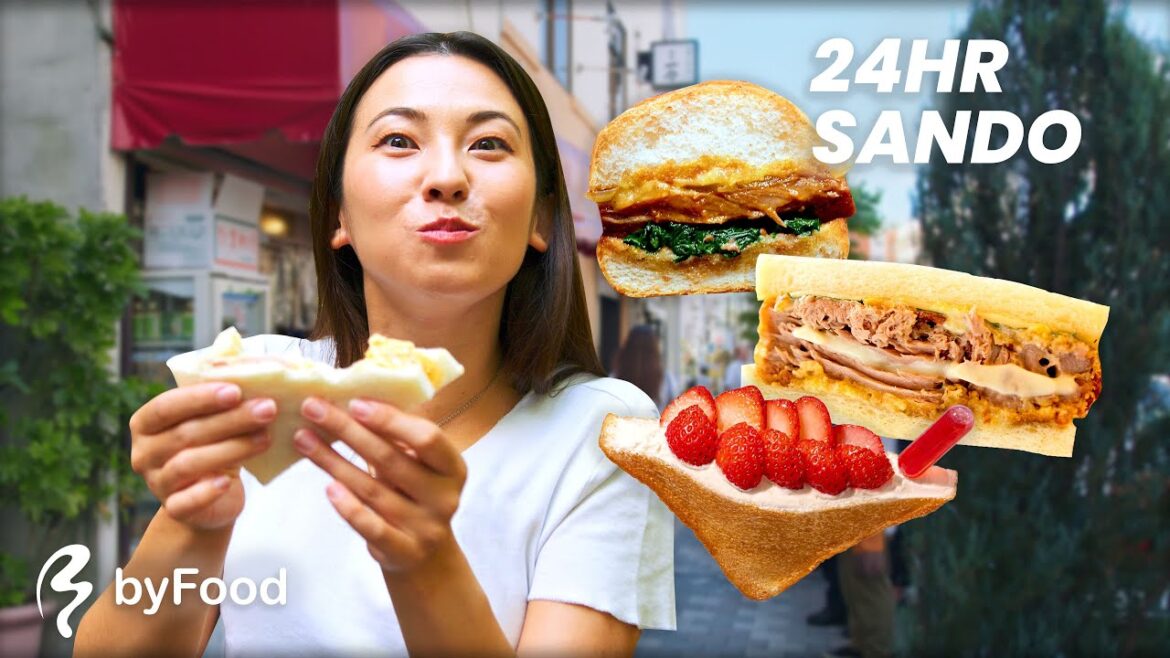 24 Hours of Eating Japanese Sandwiches in Tokyo 🥪