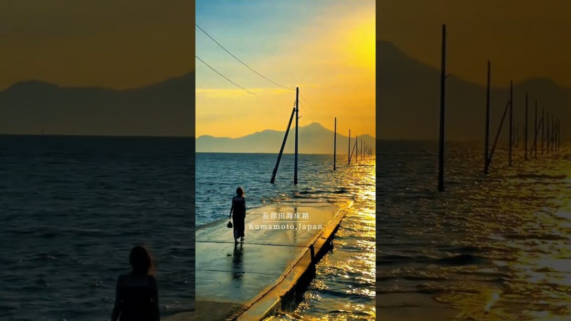kumamoto, japan 📍⛩️ Nagabeta Undersea Road #foryou #kumamoto