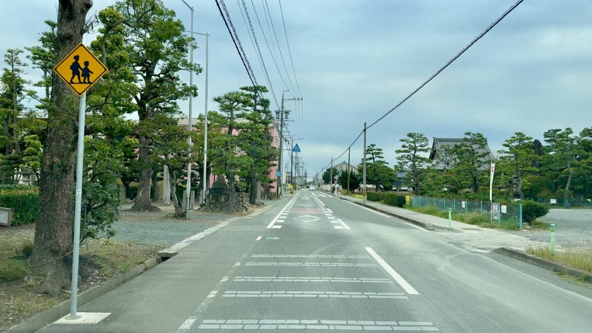 Morning Drive | National Route 23 | Gamagori Toyokawa Toyohashi Route | JAPAN Road Trip | 4K HDR