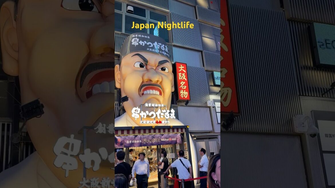 Osaka Japan 🇯🇵 Street Foods - 4k Night Walks