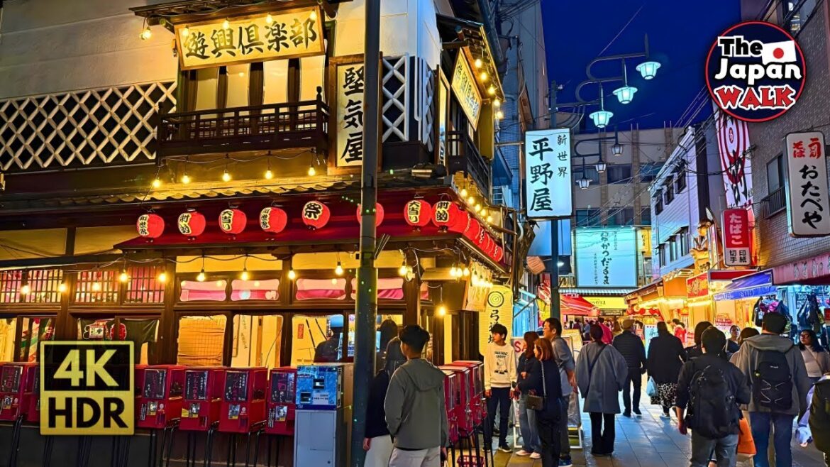 Shinsekai to Tennoji: Exploring Osaka’s Retro Streets and Local Vibes | Walking Tour | 4K HDR Shinsekai to Tennoji: Exploring Osaka’s Retro Streets and Local Vibes | Walking Tour | 4K HDR