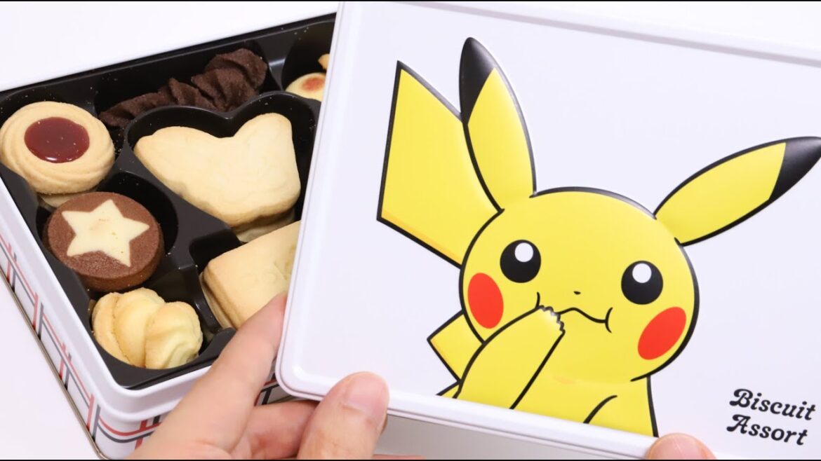 Pokemon Pikachu Biscuits Tin