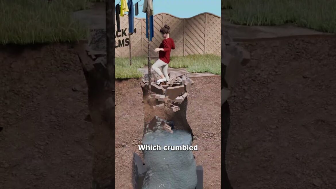 She Fell Into A Sinkhole 😨 She Fell Into A Sinkhole 😨
