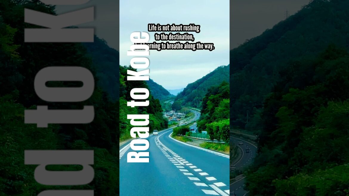 On the Road to Kobe — Japan in Motion#japan #travel #kobe #roadtrip #ခရီးသွား #saxophone