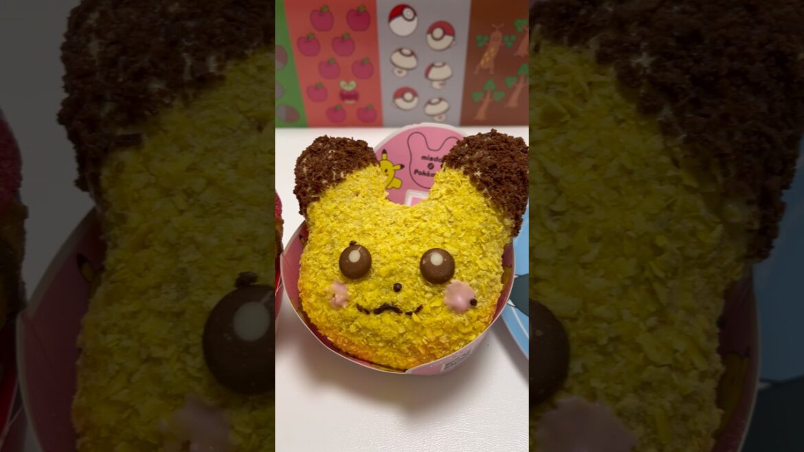 🥯Pokemon Donuts and Goods Set Japanese Donut Shop Misdo #shorts