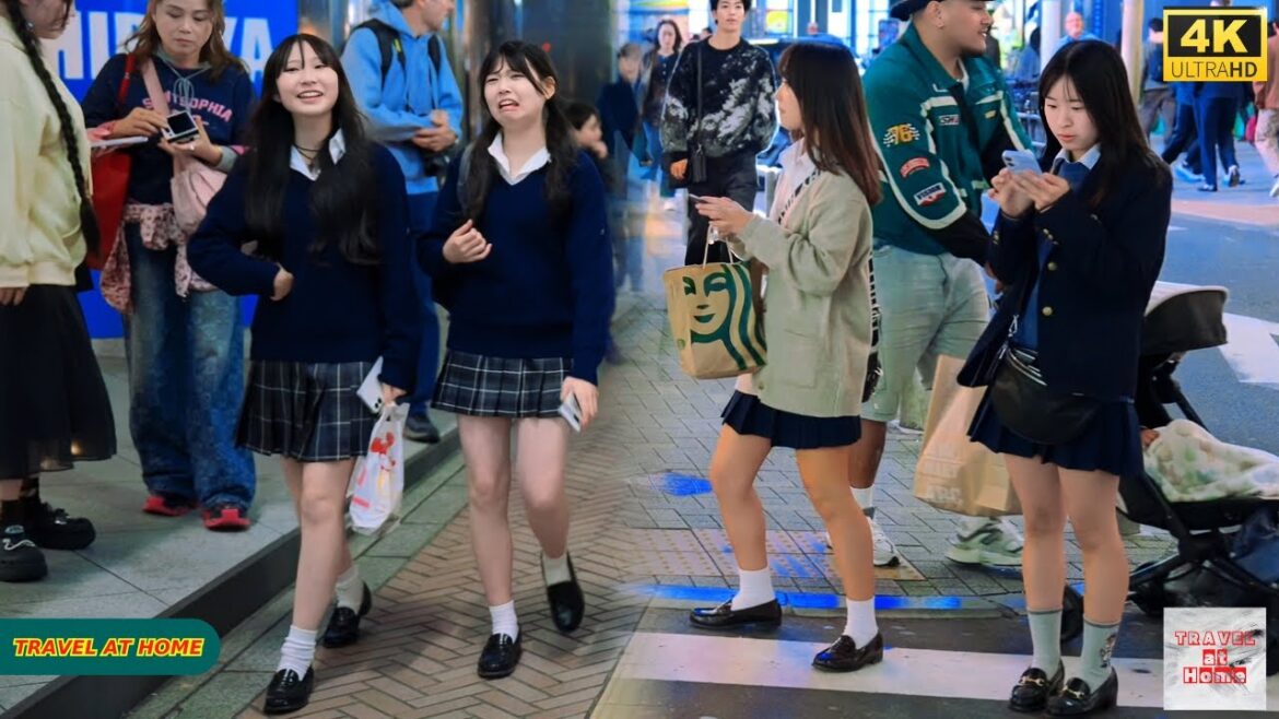 4K HDR Japan travel 2025 | Walk in Shibuya (渋谷) Tokyo Japan |Relaxing Natural City ambience