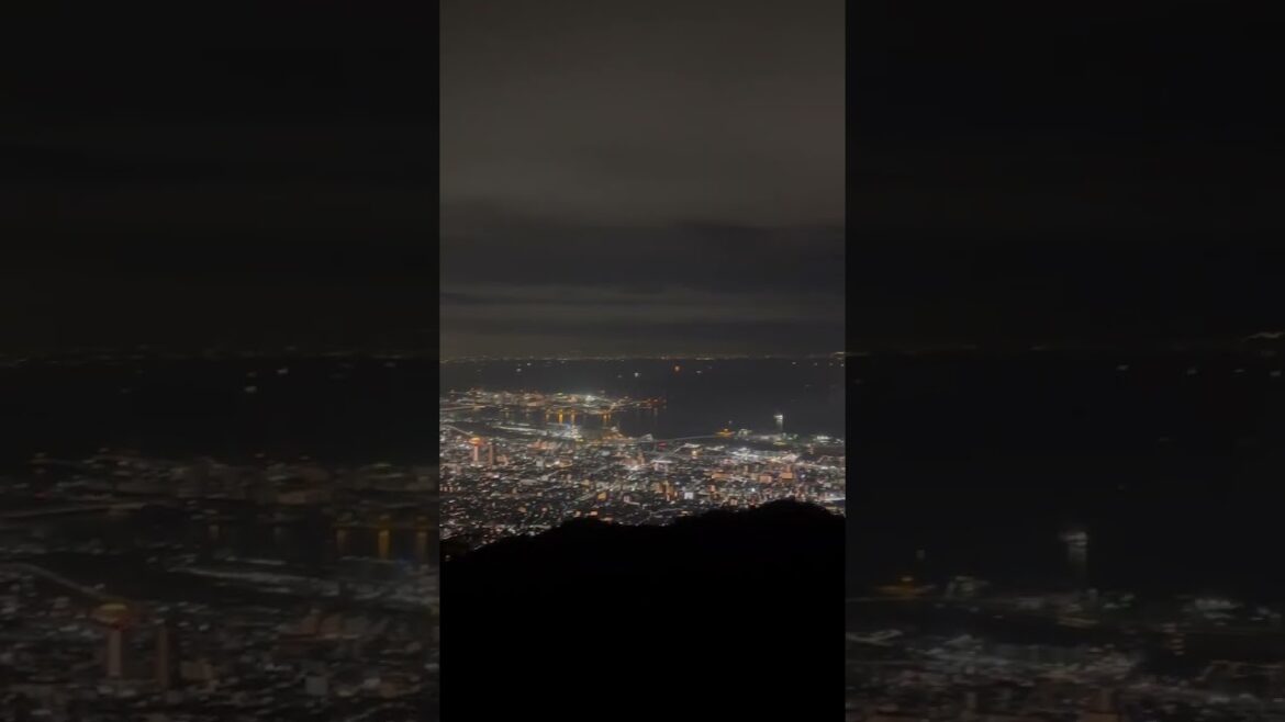 摩耶山 神戸  掬星台 日本三大夜景　兵庫 日本 Japan  六甲山 旅行 観光 #shorts