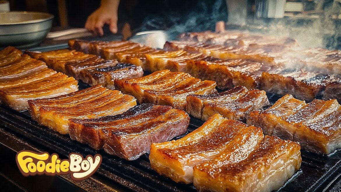 The Best Way To Cook Pork Dishes – Korean Street Food The Best Way To Cook Pork Dishes - Korean Street Food