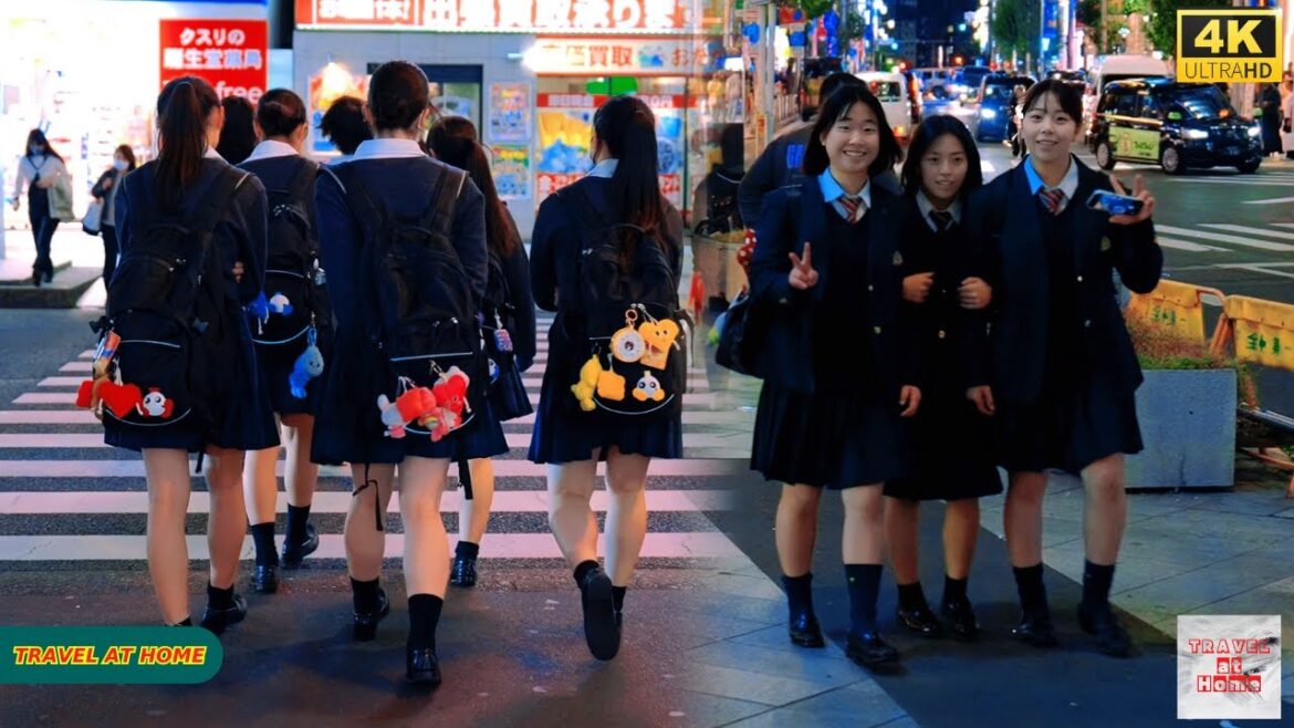 4K HDR Japan travel 2025 | Walk in Shinjuku（新宿）Tokyo Japan |Relaxing Natural City ambience