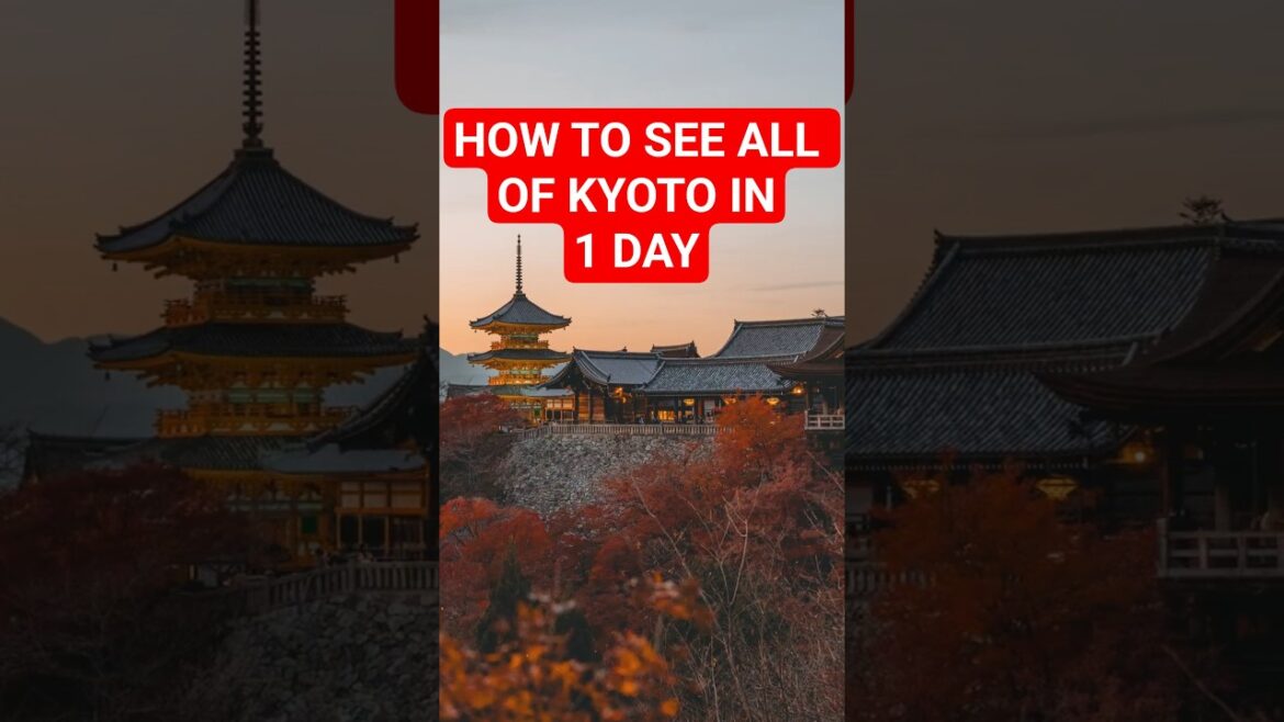 How to See Kyoto in 1 Day | The Complete Guide to #kyoto #japan