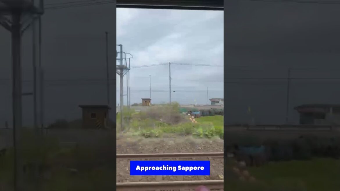 #77.  Approaching Sapporo in Hokkaido Island, Japan  #youtubeshorts #travel #Sapporo