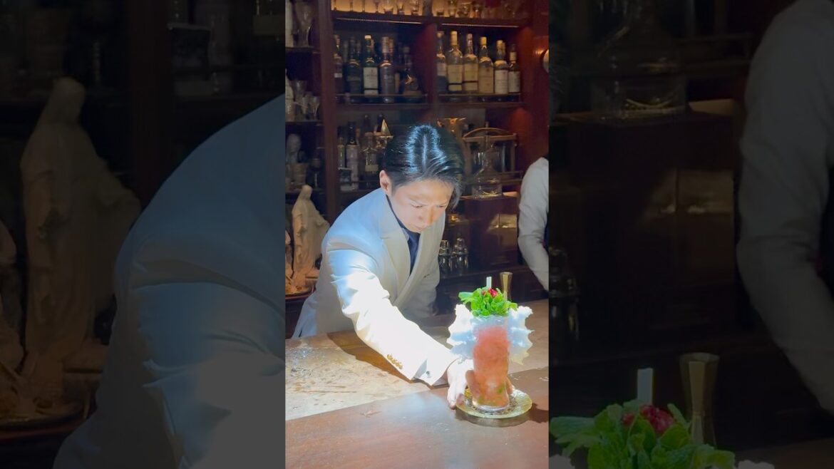 Bar Centifolia’s Samurai Bartender in Tokyo Crafts a Dragon Mojito Like Never Before! 🐉🍸 Bar Centifolia's Samurai Bartender in Tokyo Crafts a Dragon Mojito Like Never Before! 🐉🍸