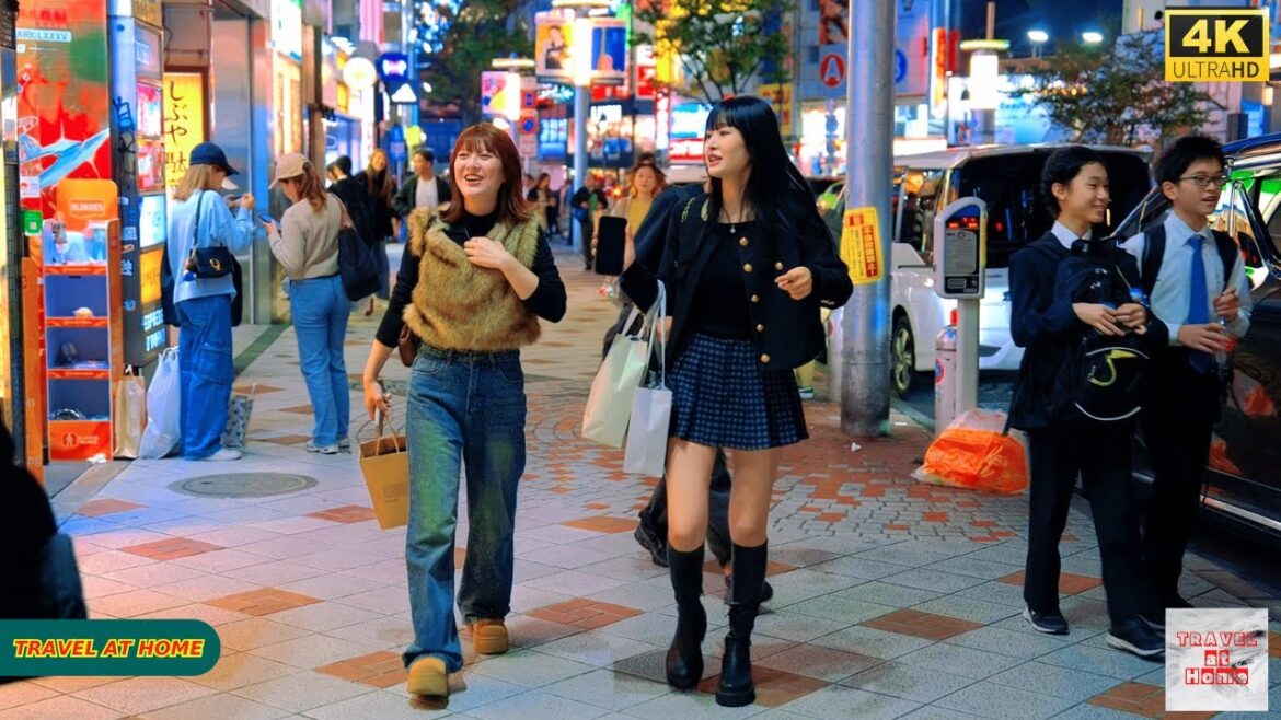 4K HDR Japan travel 2025 | Walk in Shibuya (渋谷) Tokyo Japan |Relaxing Natural City ambience