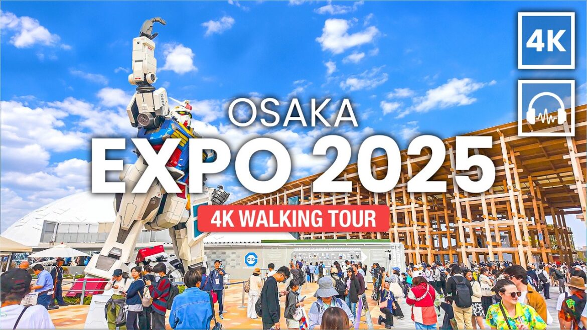 Osaka World Expo 2025 🇯🇵 - All Pavilions [Day & Night] - Cinematic Walking Tour -【4K HDR 60FPS】