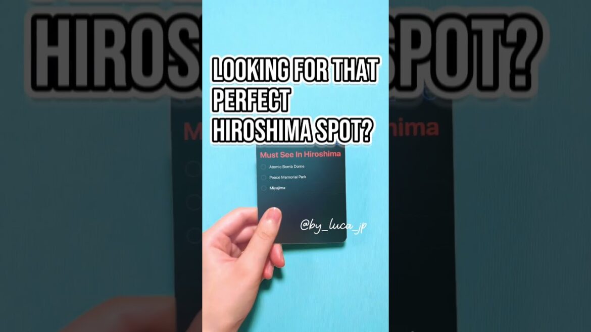 Wait... you skipped Hiroshima? #hiroshima #travel #japan #japantravel