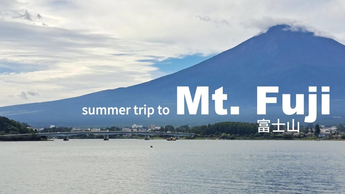 Summer Trip to 🇯🇵 Mt. Fuji Area from Tokyo | Fujimihana Resort | Lake Kawaguchi | Japan Travel Vlog