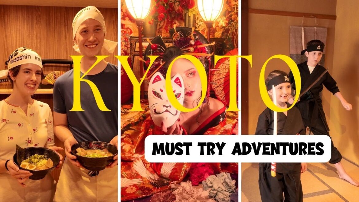 Top Kyoto Experiences: Make Ramen, Dress as an Oiran & Train Like a Ninja!