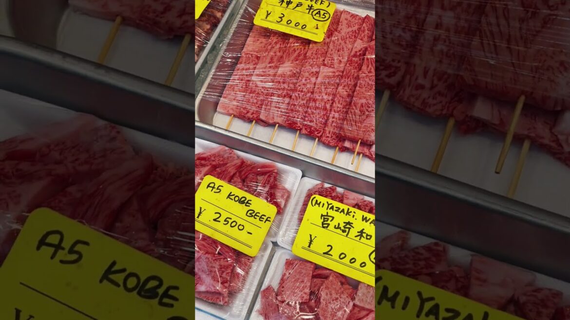 No Yakiniku, No Osaka 🥩🔥 :A5 Wagyu That Melts in Seconds—World Street Food Series#3 #food #travel