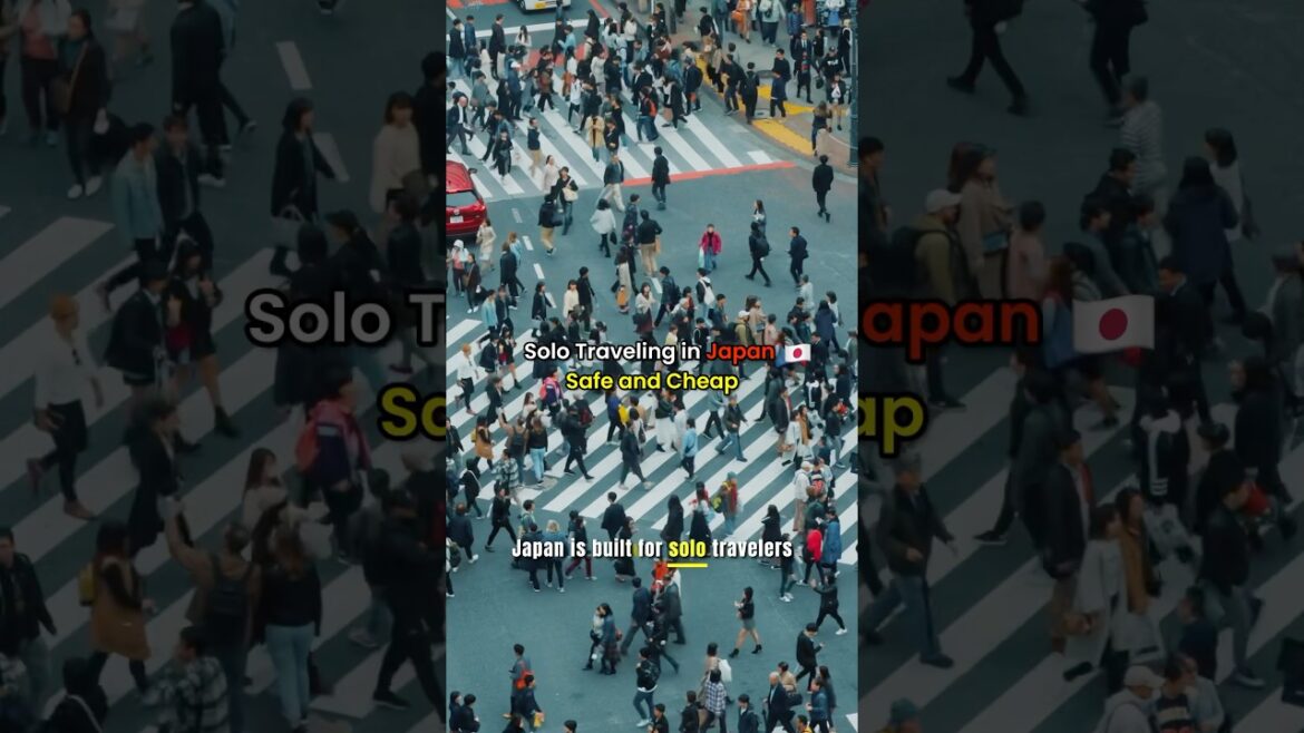 Safest Country to visit as a solo traveller is Japan 🇯🇵