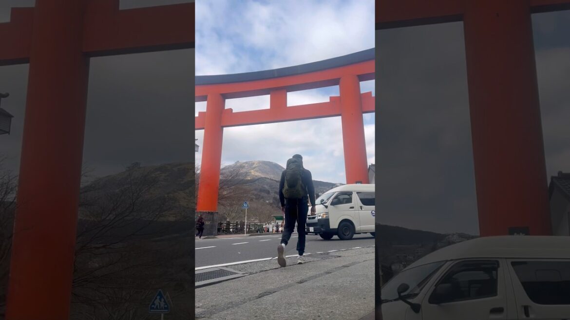 Traveling from Tokyo to Hakone #backpacking #japan