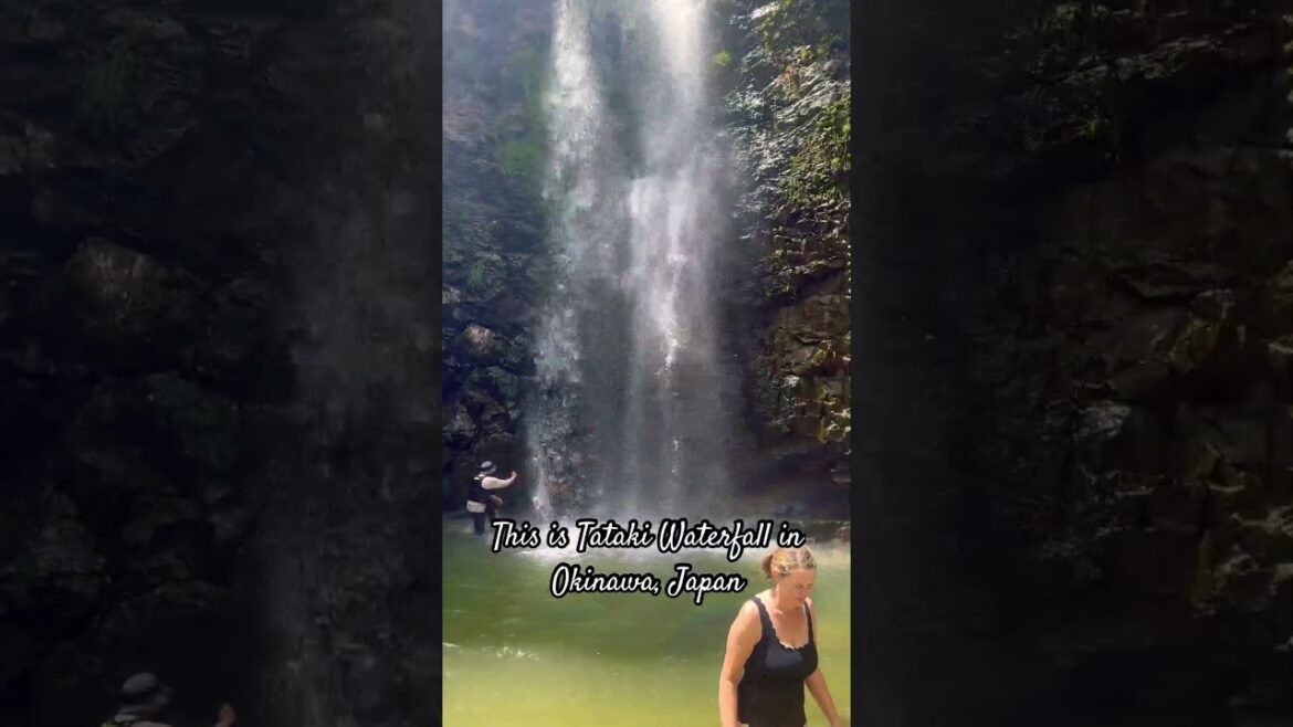 Beautiful Waterfall in the Jungle Tataki Waterfall