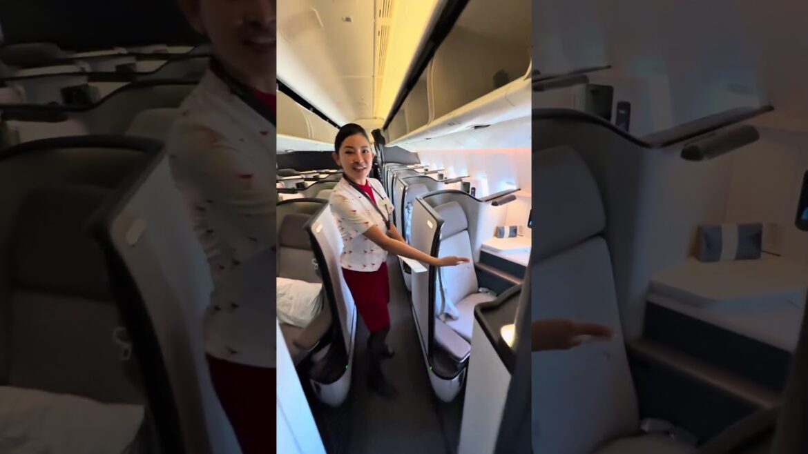 The Aria Suite #cathaypacific #ariasuite #flight #businessclass