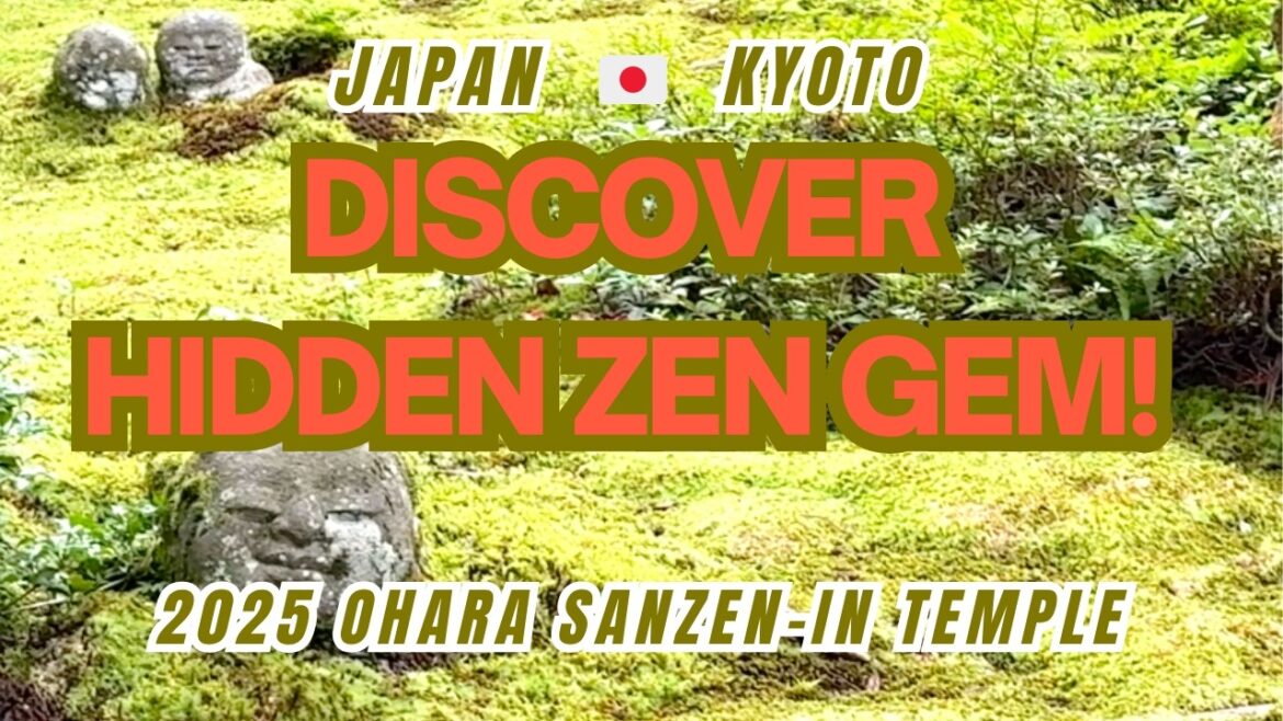 The super famous Zen garden in Kyoto. Sanzenin Temple in Ohara