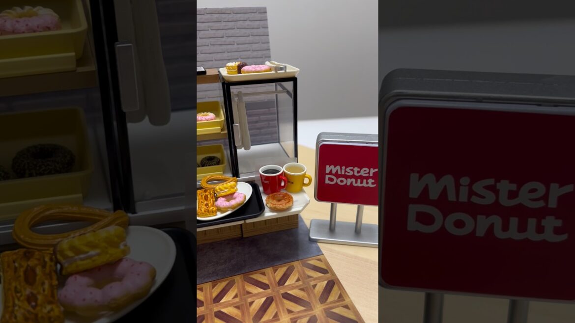 🥯Misdo Japanese Donut Shop Re-Ment Miniature #shorts