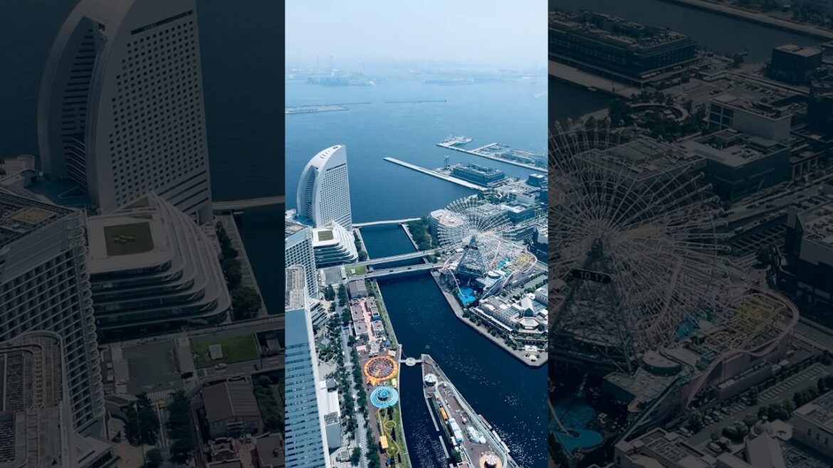 Minato Mirai 21 District from The Sky Garden at the Yokohama Landmark Tower ποΈπ‘ Minato Mirai 21 District from The Sky Garden at the Yokohama Landmark Tower ποΈπ‘