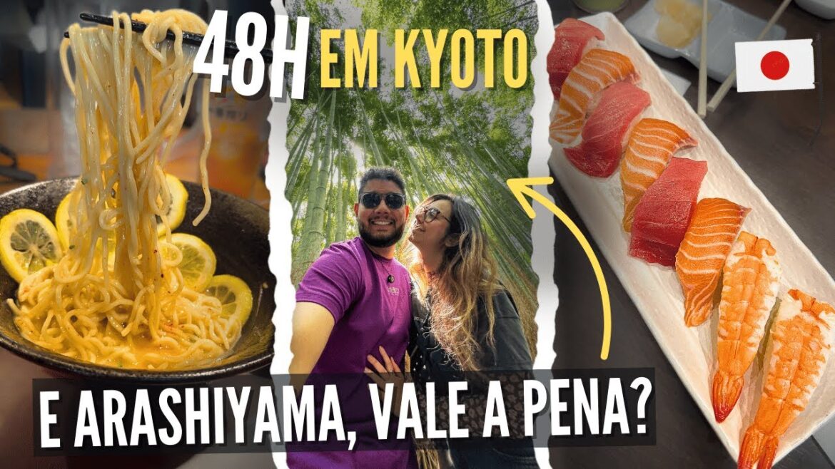 VLOG DE VIAGEM KYOTO: O que REALMENTE Comer, Ver e Comprar em 48 Horas