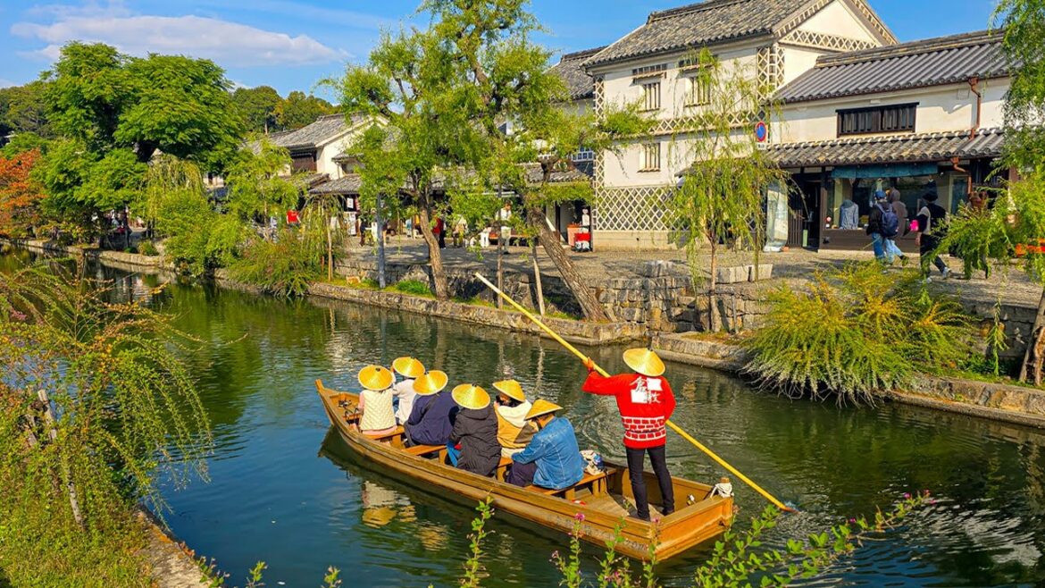 Walking Tour of Kurashiki, Okayama 🇯🇵 | Exploring Japan’s Beautiful Canal Town 4K