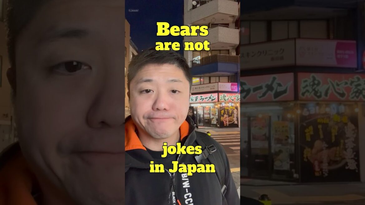 When a bear shows up in Tokyo π₯ Japan Walking Tour When a bear shows up in Tokyo π₯ Japan Walking Tour
