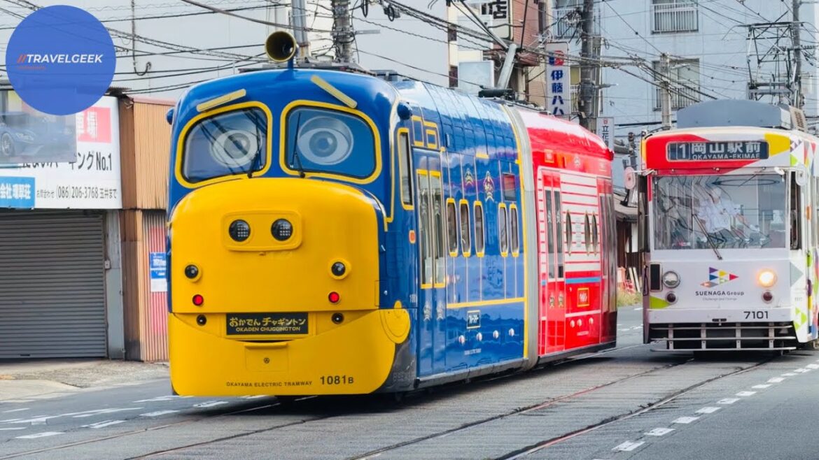 Riding Japan's Most Bizarre Streetcar "Chuggington Train" in Okayama