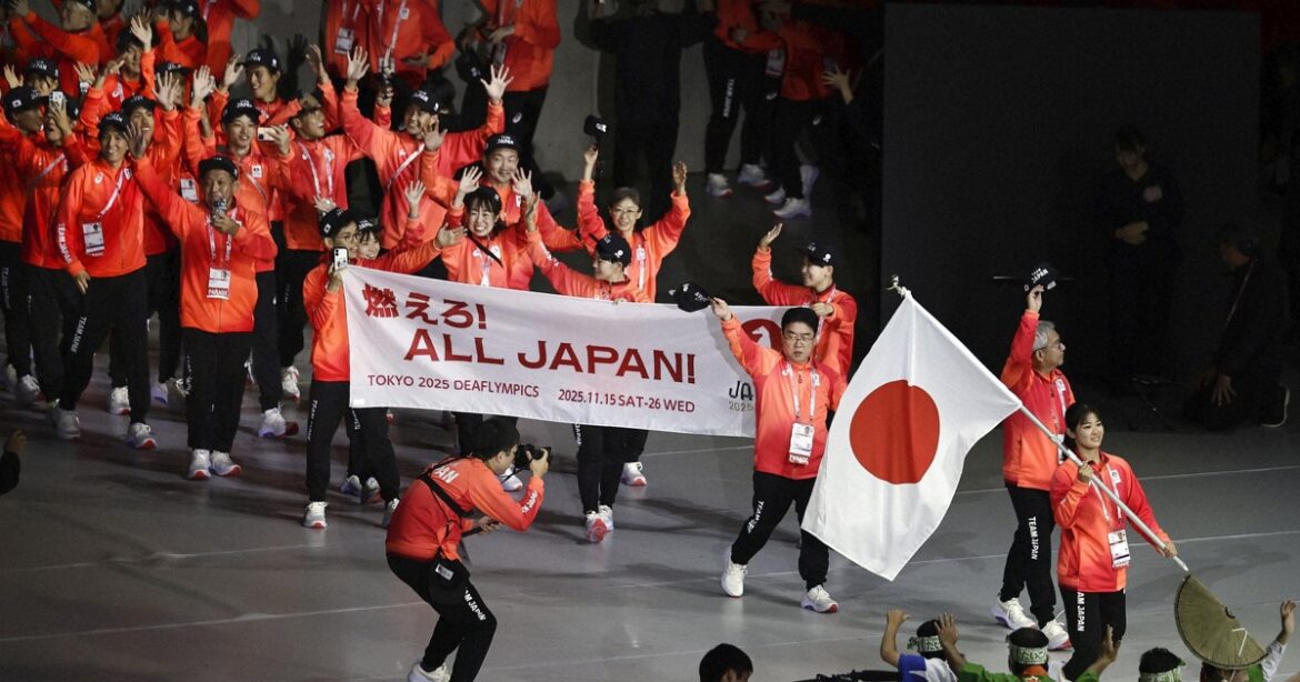Deaflympics open in Tokyo as Japan hosts games for 1st time Deaflympics open in Tokyo as Japan hosts games for 1st time