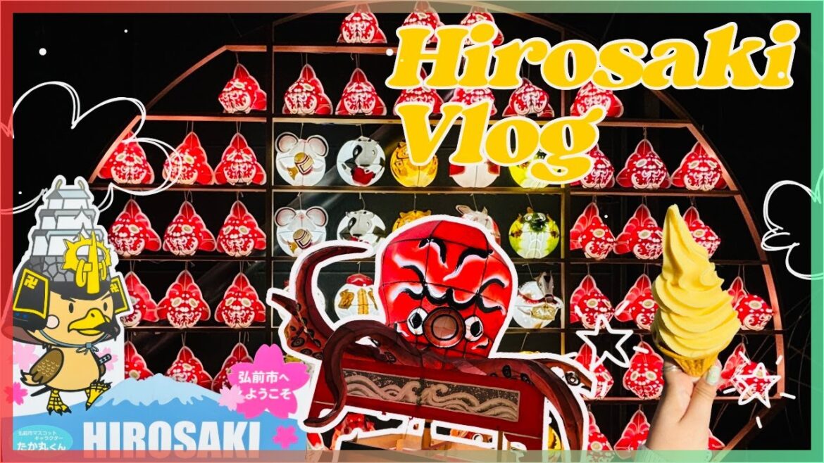 🍎 Best Place In Japan For Fall Foliage Viewing, Hirosaki Castle,  Neputa Village & More~🍎