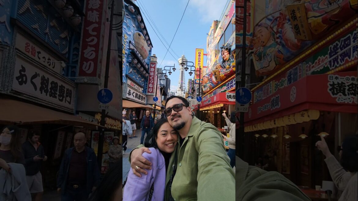Exploring Osaka’s peaceful side and its playful side all in one day 🌸✨️⛩️