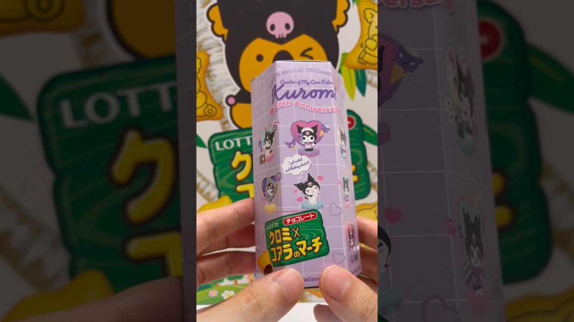 Kuromi collaborate with Koala's March Chocolate Snacks #shorts