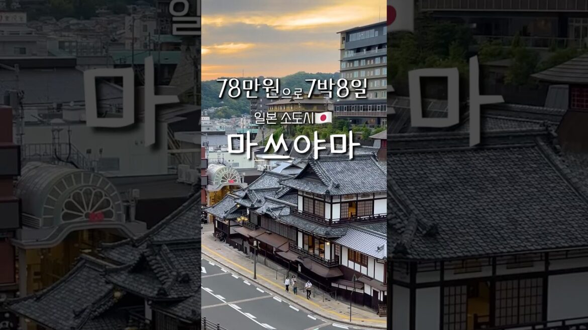 78만원으로 떠난 7박8일 일본 소도시 마쓰야마🇯🇵
