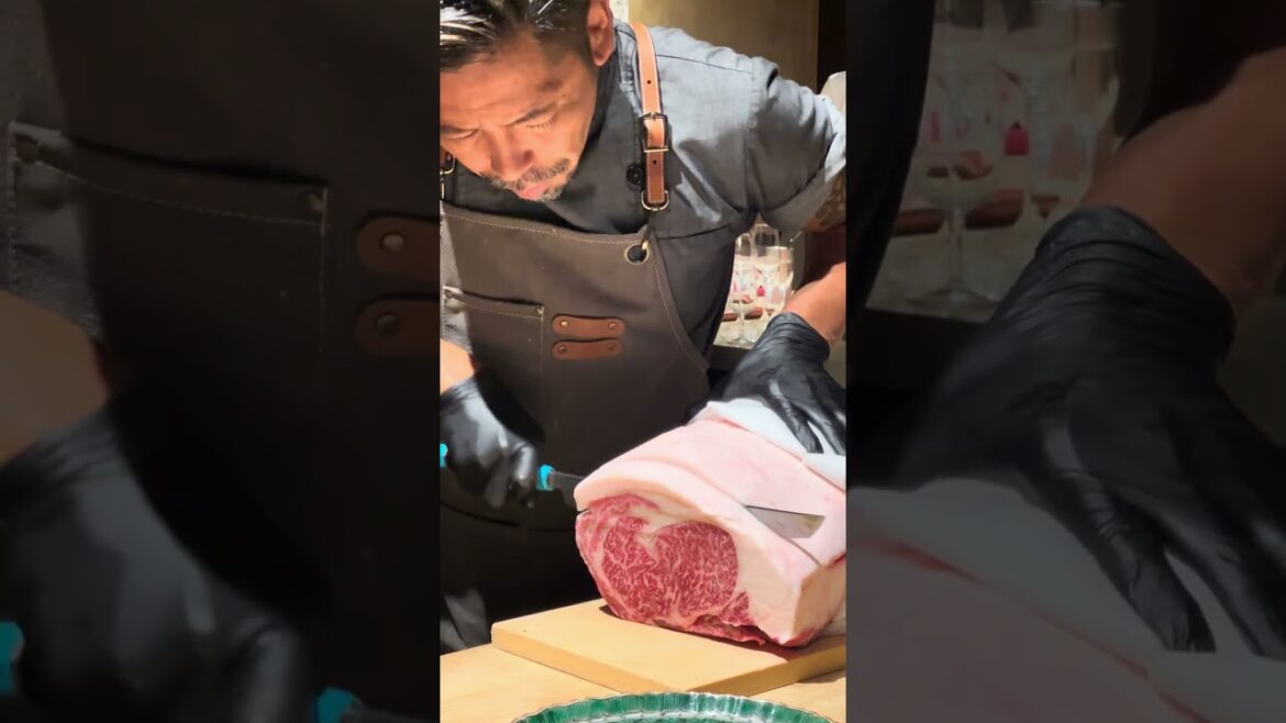 Manyo Gyu Ribeye at Kitan In, Osaka 🔪🥩