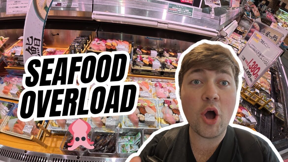 Only in Japan: This Supermarket’s Seafood Section Shocked Me 🦑🇯🇵