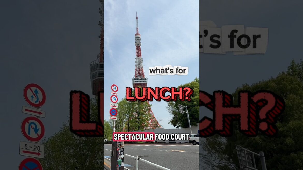 the food in TOKYO TOWER is literally NEXT LEVEL #TOKYOTOWER #japanesefood #japanguide #tokyotravel